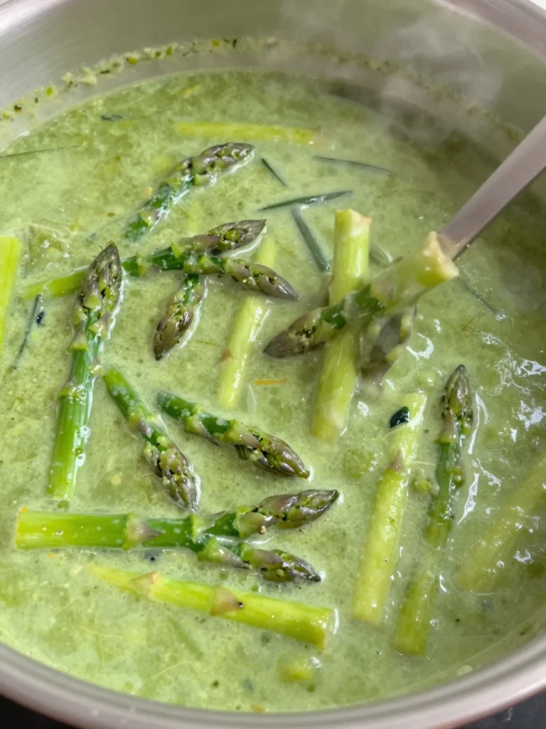 Asparagus Leek Soup