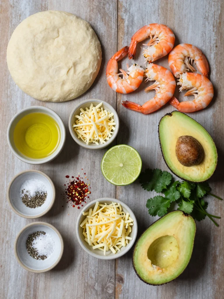 Avocado Shrimp Pizza