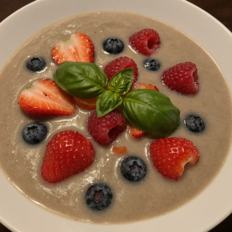 Berry Basil Soup