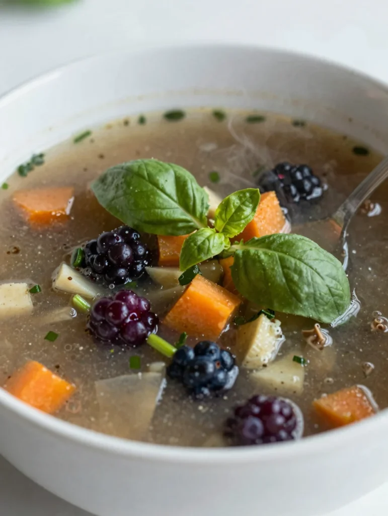 Berry Basil Soup