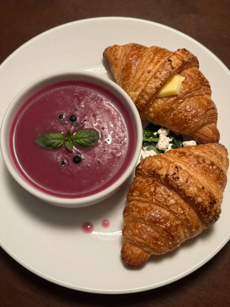 Berry Basil Soup