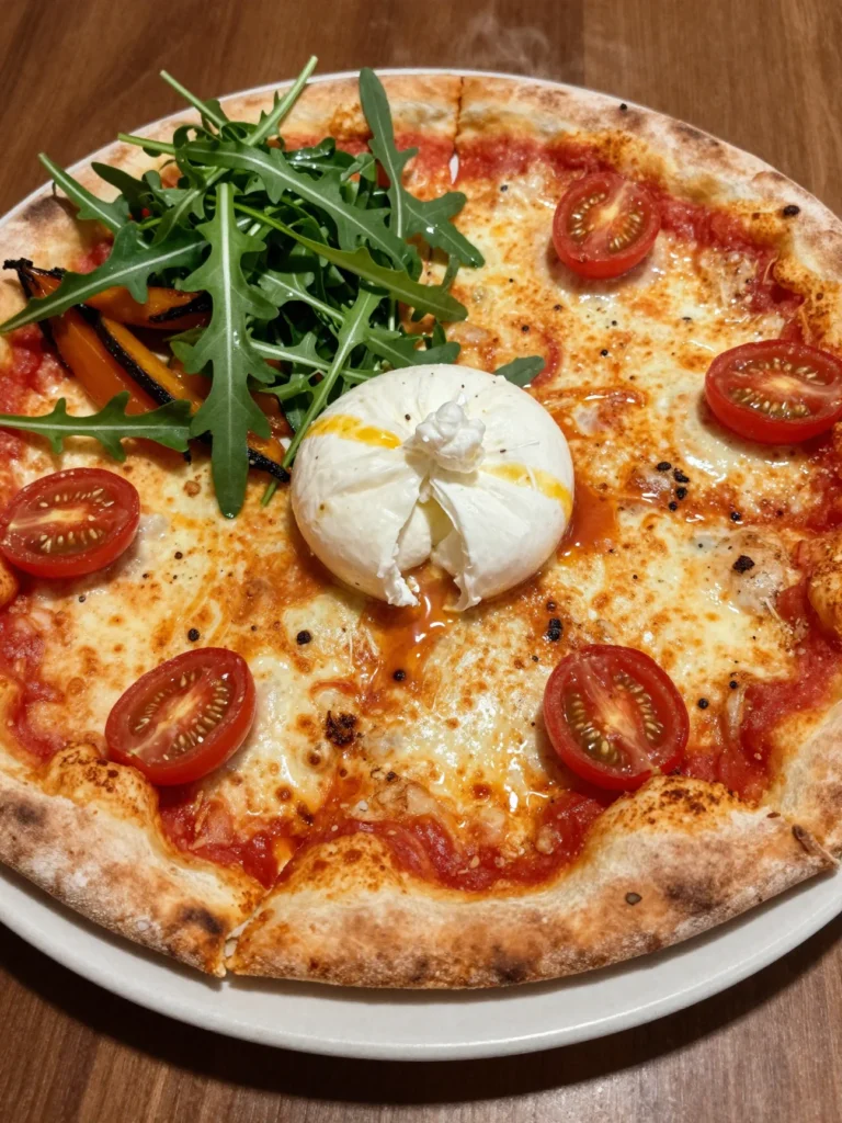 Cherry Tomato Burrata Pizza