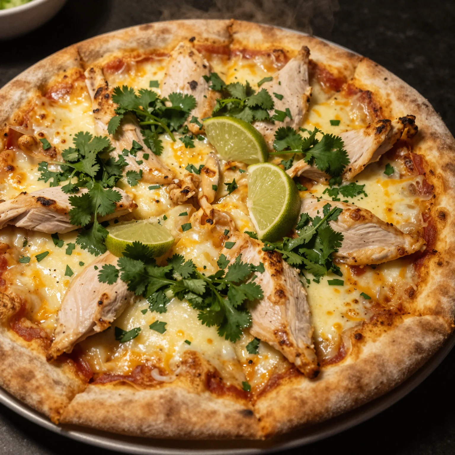 Cilantro Lime Chicken Pizza