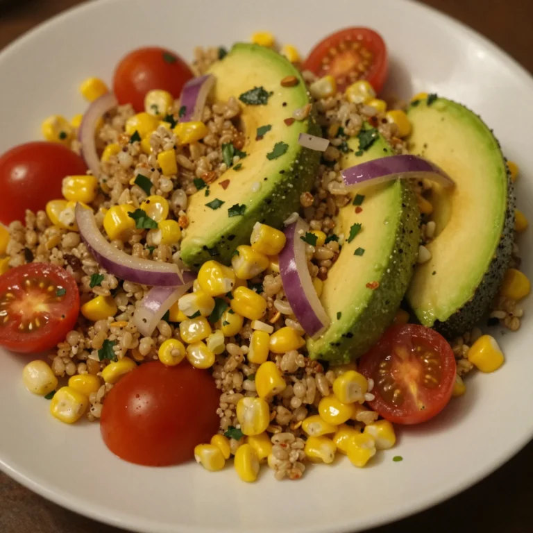 Corn Avocado Quinoa Salad