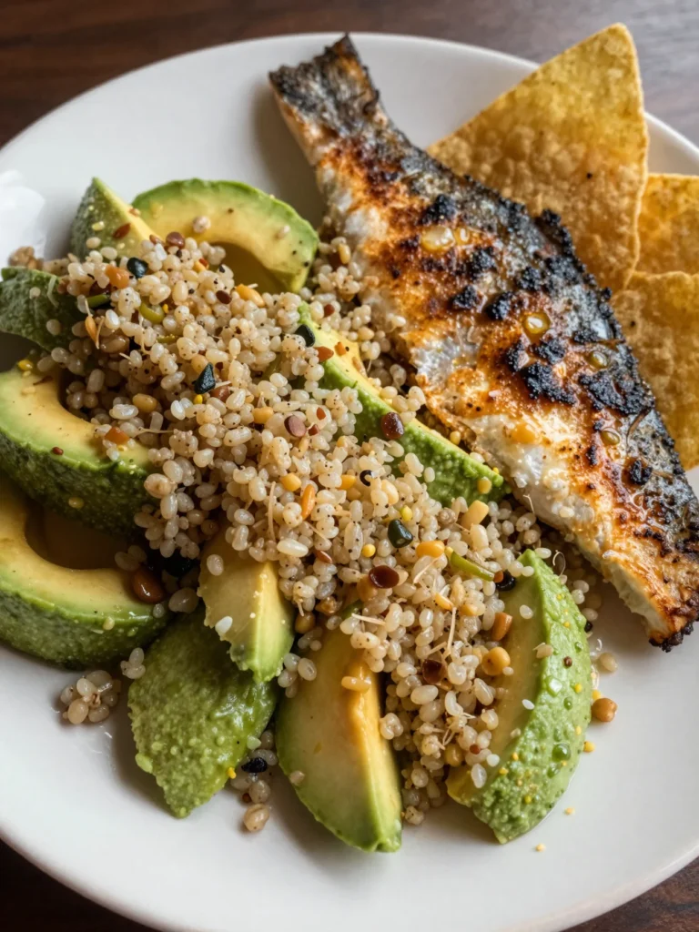 Corn Avocado Quinoa Salad