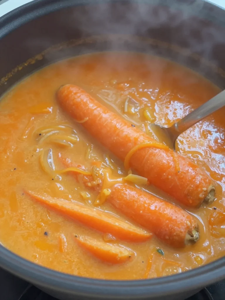 Light Carrot Ginger Soup