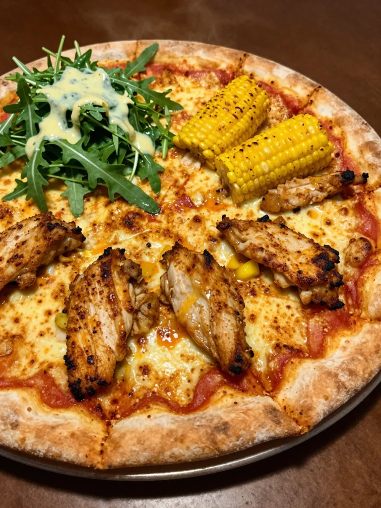 Mango BBQ Chicken Pizza