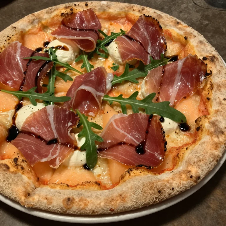 Prosciutto Melon Pizza