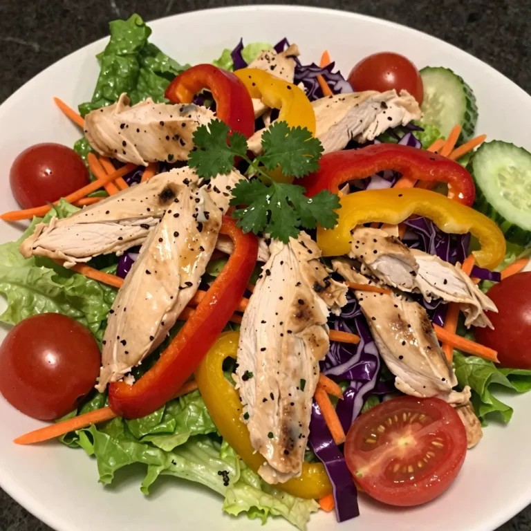 Rainbow Chicken Salad