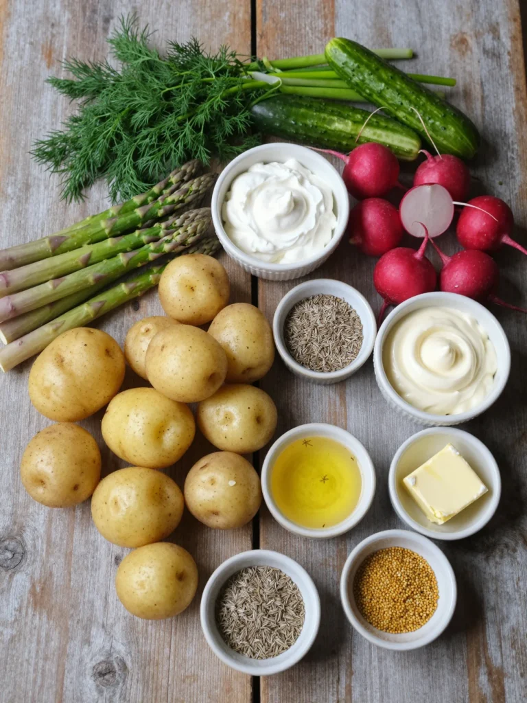Spiced Spring Veggie Danish Salad