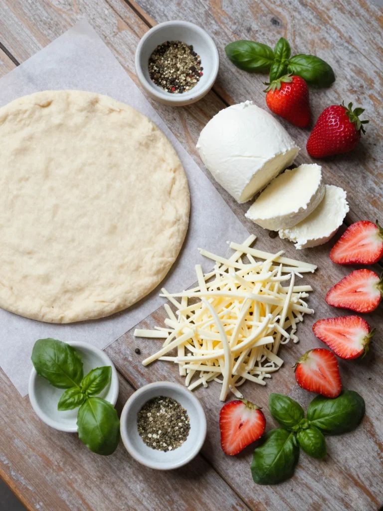 Strawberry Basil Pizza