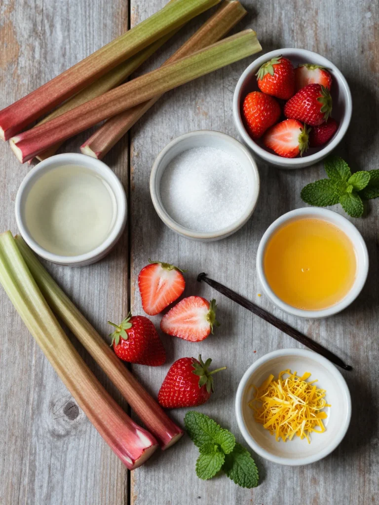 Strawberry Rhubarb Soup
