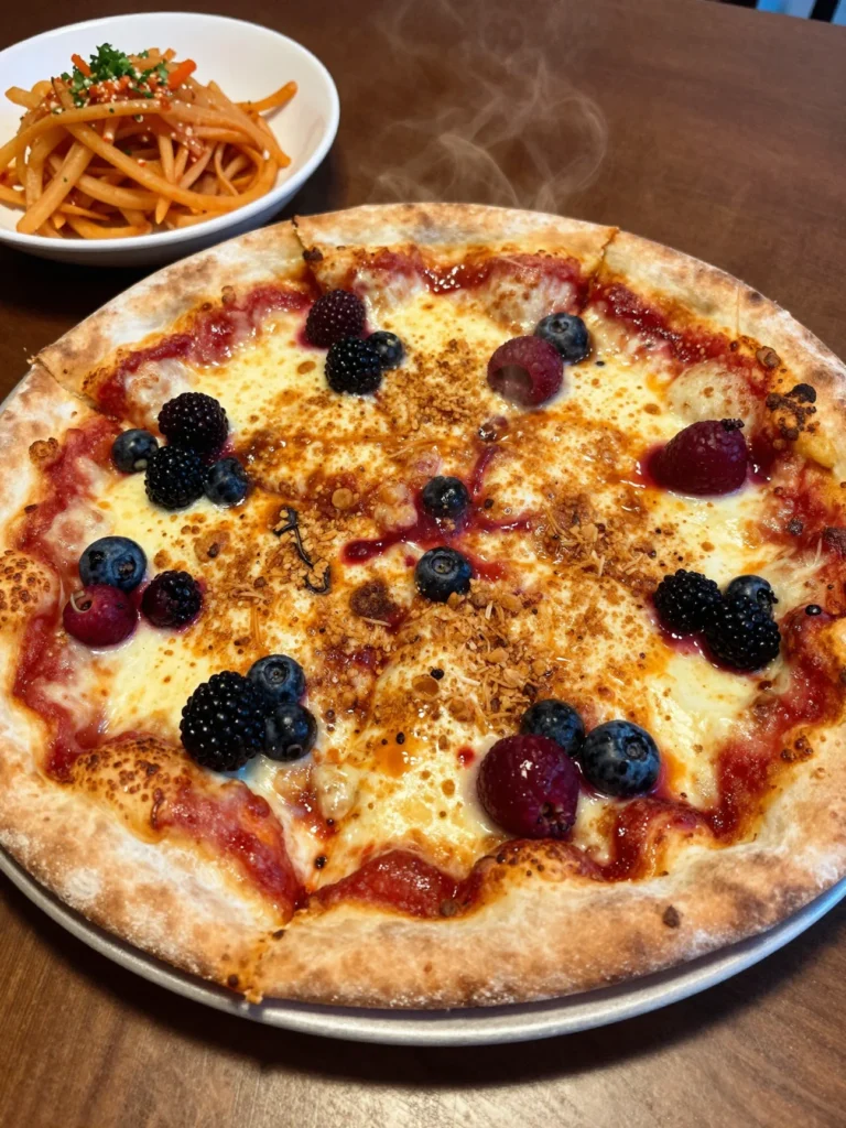 Summer Berry Dessert Pizza